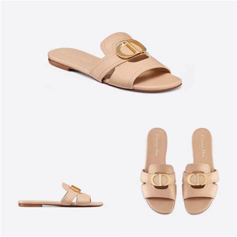 christian dior montaigne sandals|30 Montaigne Slide Nude Calfskin .